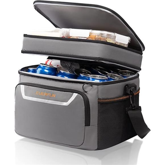 Insulated Cooler Bag for Men Women, 24 Can Collapsible Waterproof Leak-Proof - Picture 1 of 6